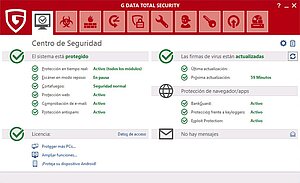 G DATA Total Security: Centro de seguridad 