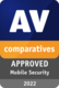 Logo - AV Comparatives Approved Mobile 2022 Logo - AV Comparatives Approved Mobile 2022