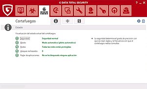 G DATA Total Security: Cortafuegos 